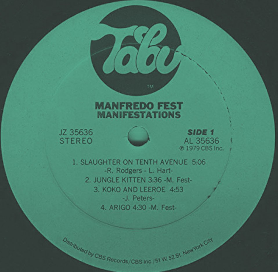 Jungle-Kitten-Manfredo-Fest Jungle Kitten - Manfredo Fest
Manifestations (Tabu) LP 1979