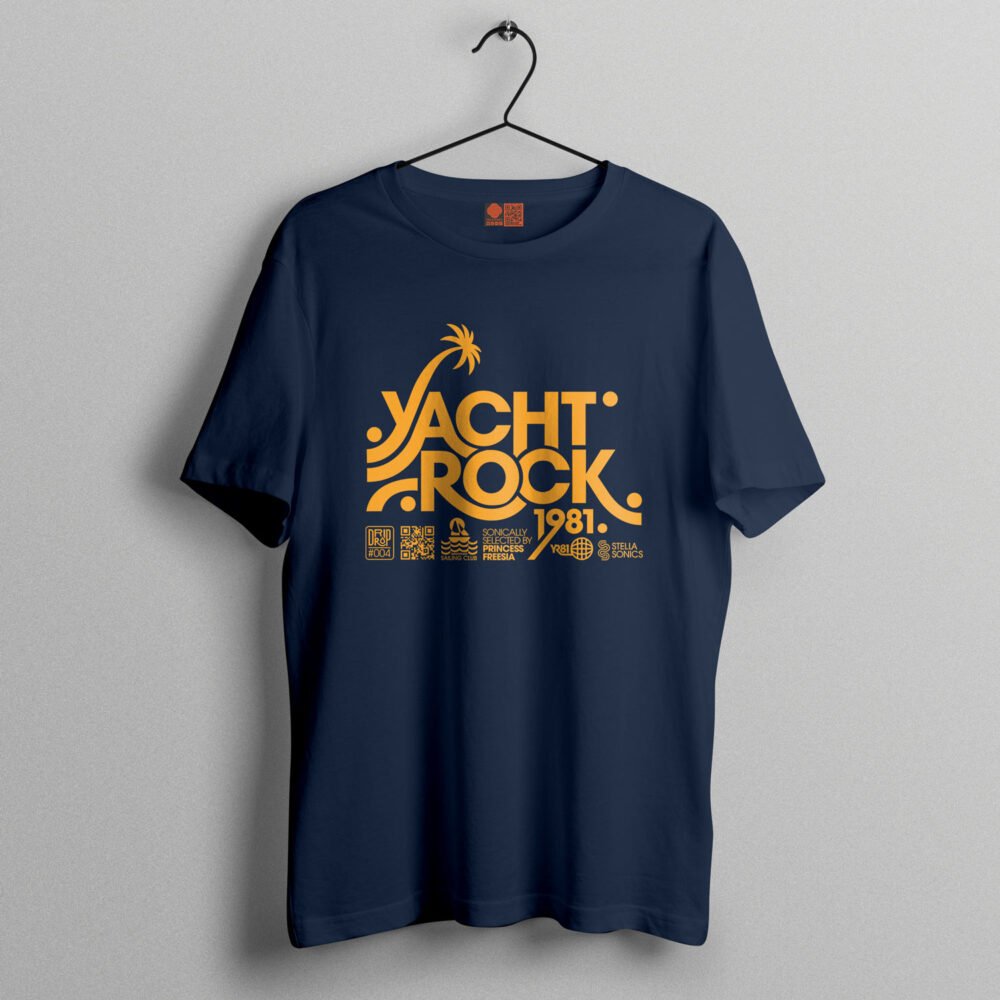 Yacht Rock 81 T-Shirt on navy blue